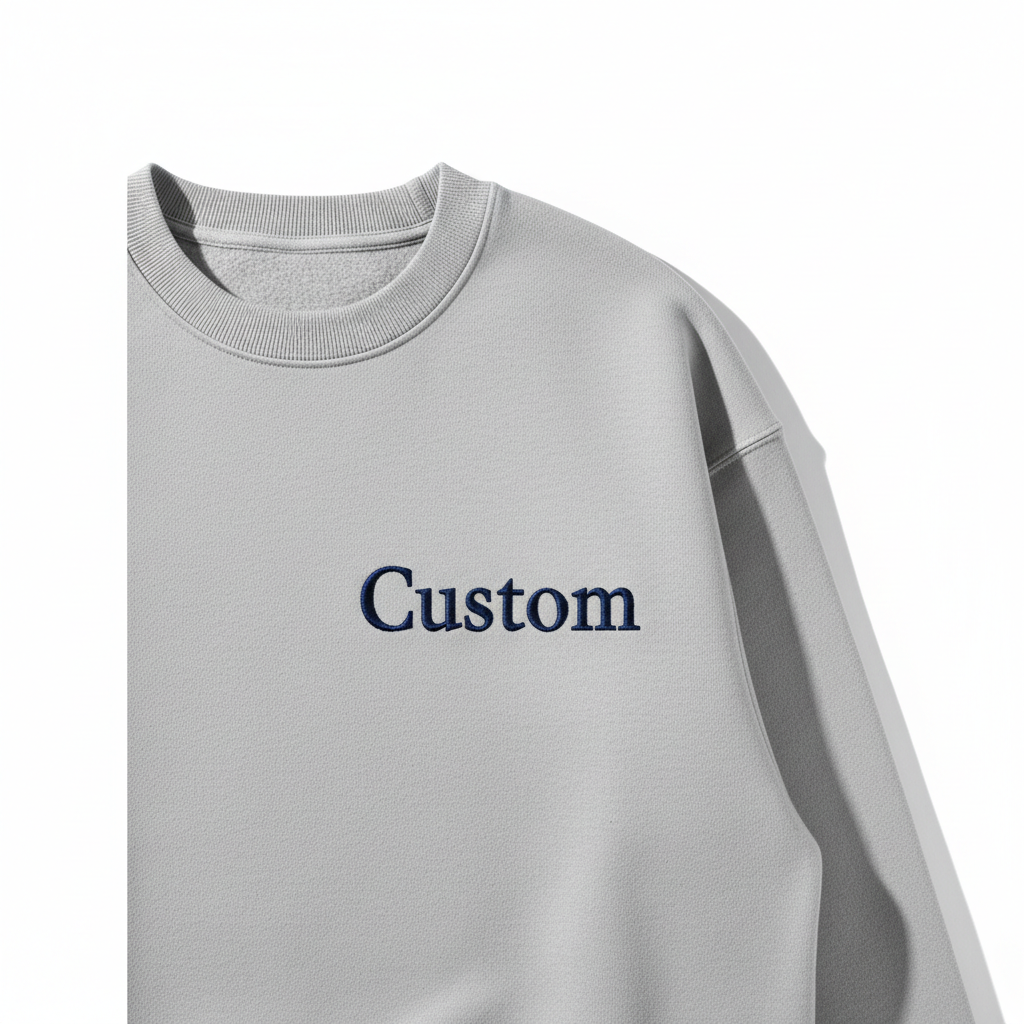 Ready to Ship Embroidered Crewneck